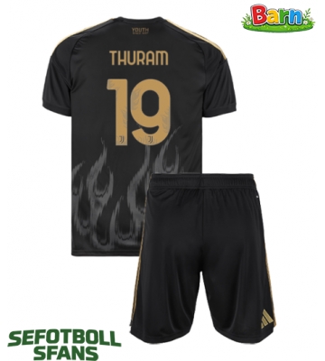 Juventus Khephren Thuram #19 Tredjeställ Barn 2026-27 Kortärmad (+ Korta byxor)